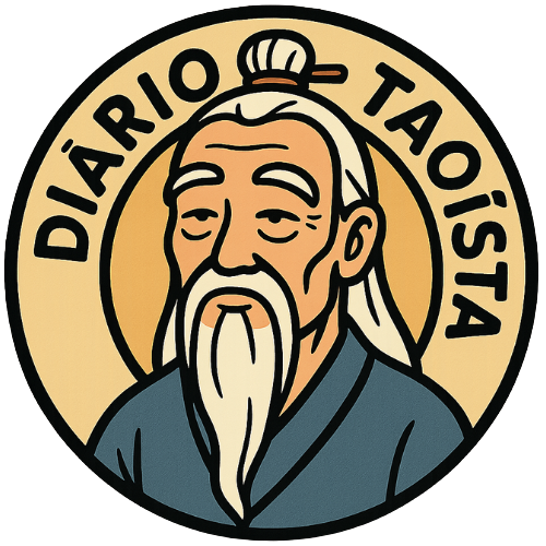 Logo do Diário Taoísta — ilustração de um sábio taoísta